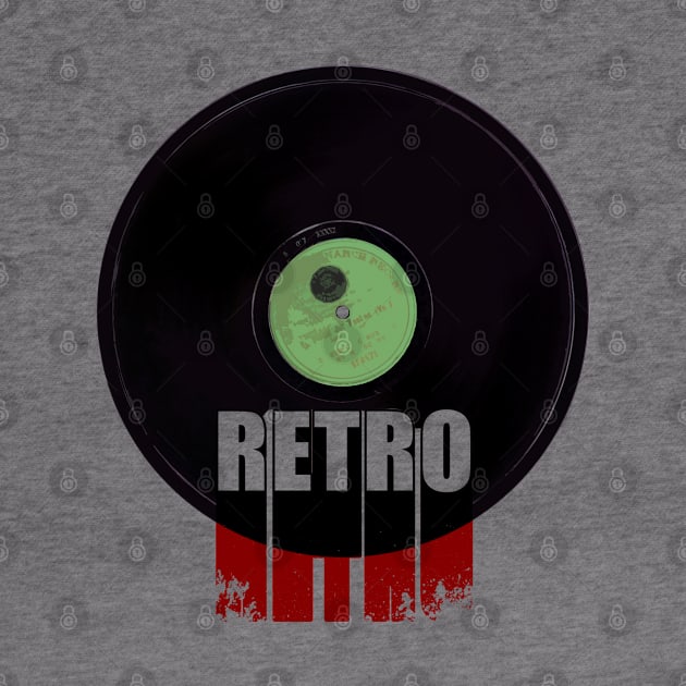 Retro Phonograph Record by Mo_Lounge